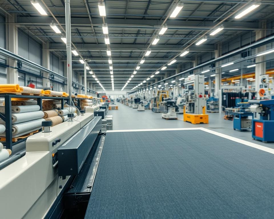 Industriële snijmachines voor textiel- en kunststofproductie