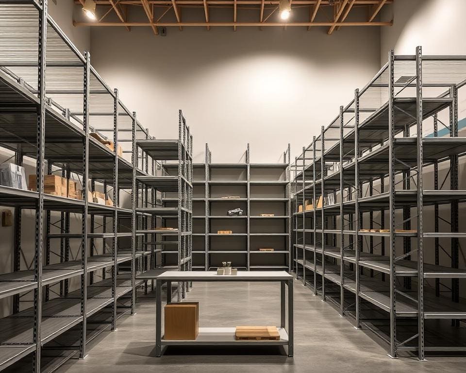 inrichten met opslagrekken