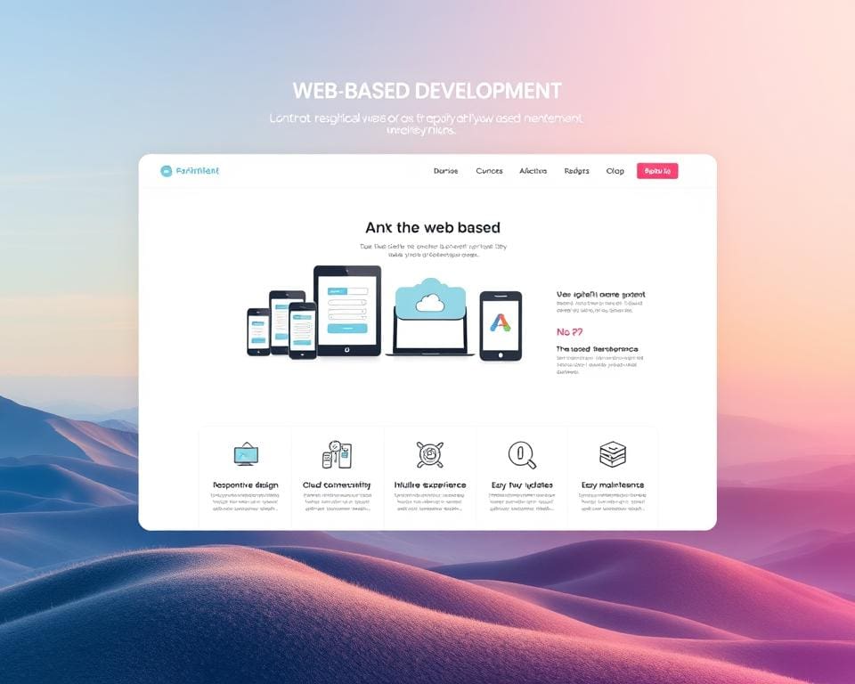 Welke voordelen heeft webgebaseerde applicatie ontwikkeling?