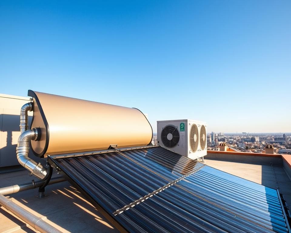 Zonneboiler en warmtepomp combineren voor meer rendement