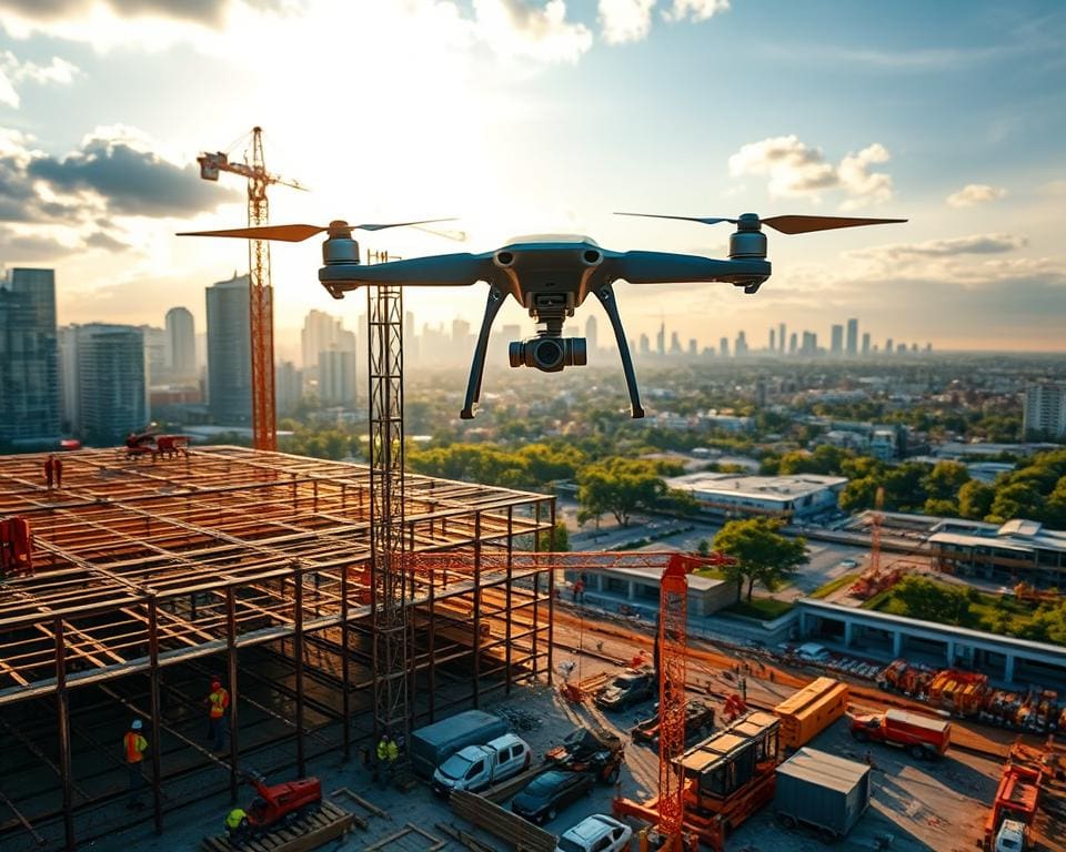 Hoe helpt een drone ondernemers in de bouwsector?