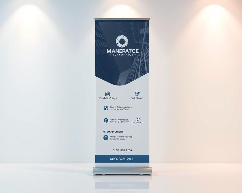 Hoe maak je je bedrijf zichtbaar met roll-up banners?