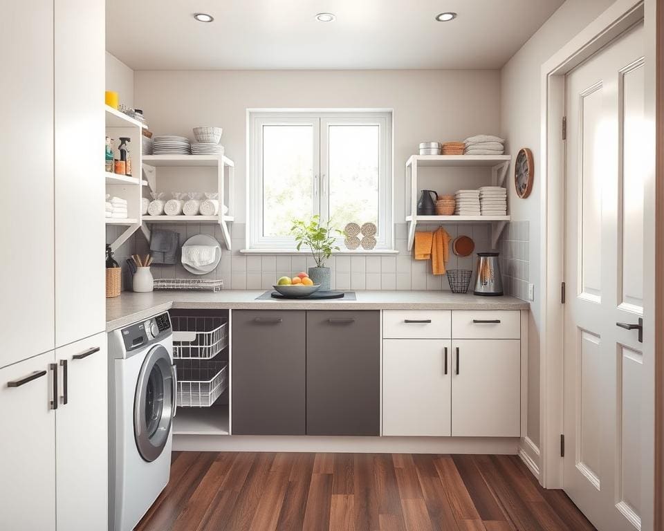 Wat maakt een bijkeuken efficiënter ingericht?