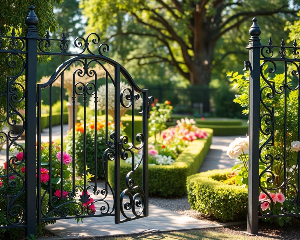 Hoe combineer je hekwerk met een tuinpoort?