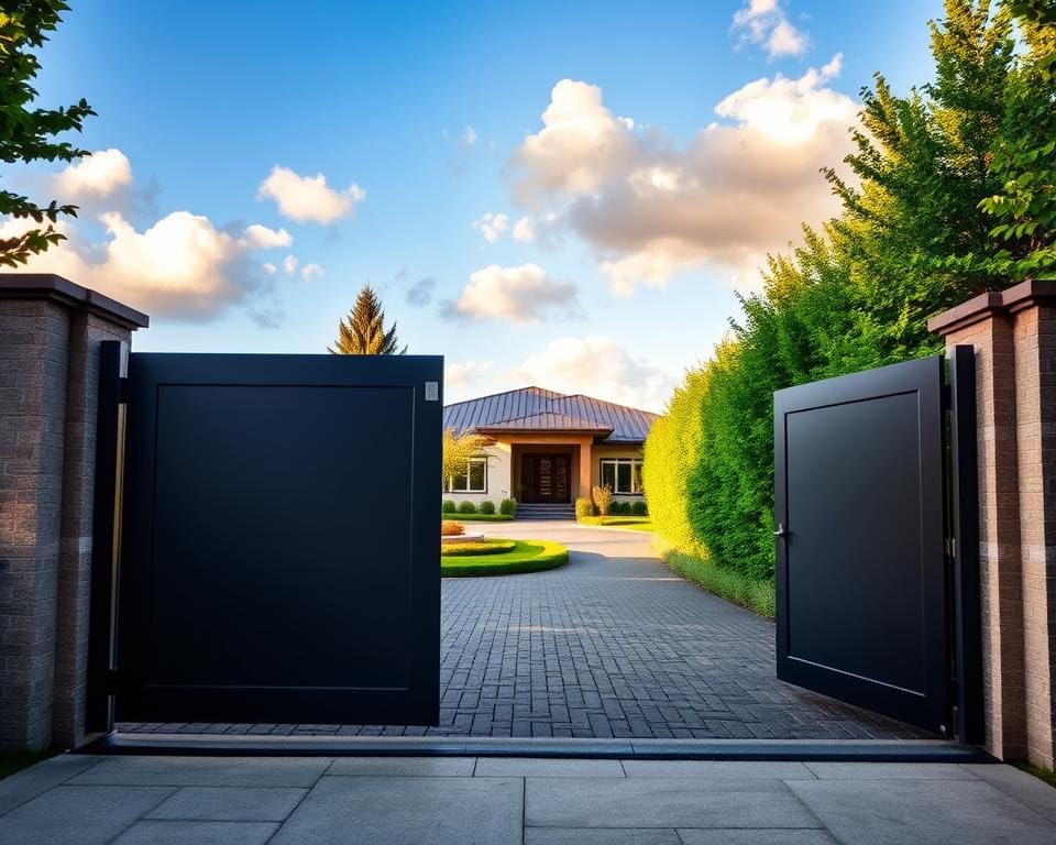 Waarom een automatische schuifpoort op maat laten plaatsen?