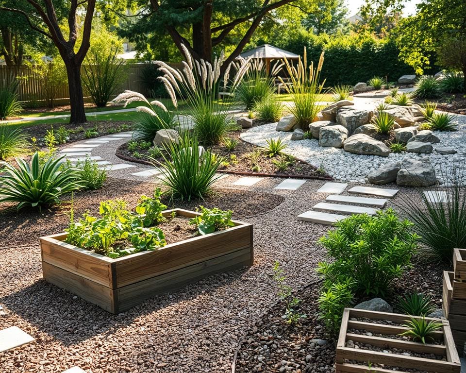 Wat zijn onderhoudsvriendelijke tuinoplossingen?