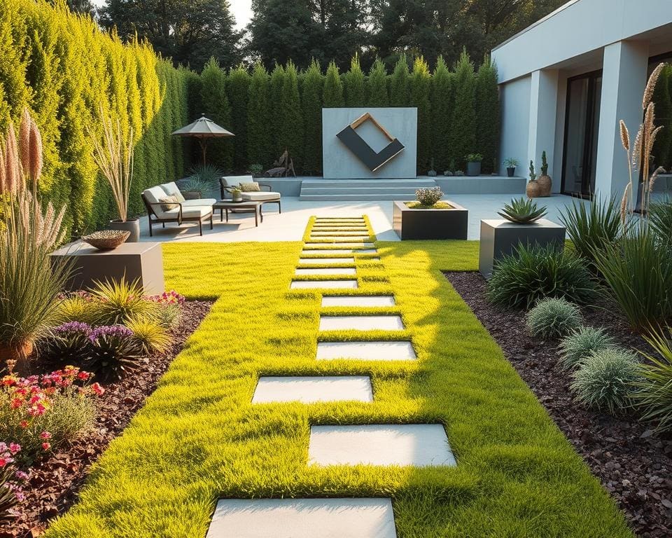 Wat zijn trends in moderne tuinen?