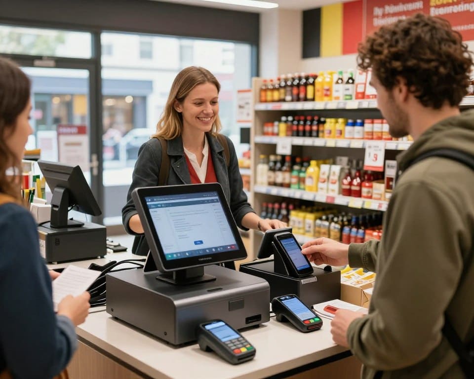 Welke kassasystemen zijn populair bij Belgische winkels?