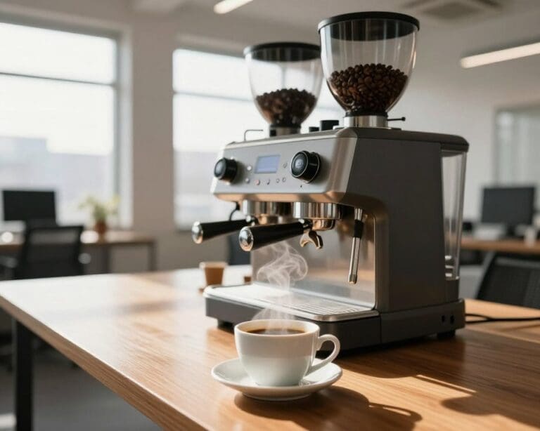 Is een koffiemachine met bonen beter voor kantoor?