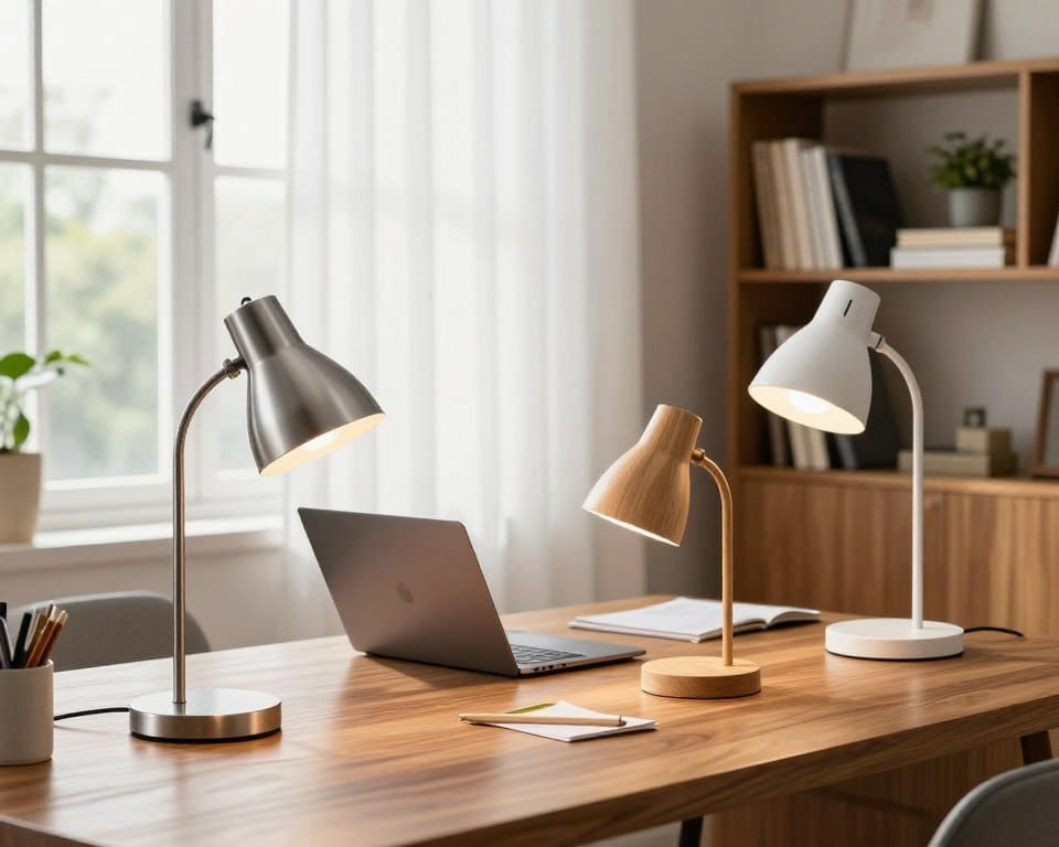 Welke bureaulampen zijn geschikt voor werkplekken?
