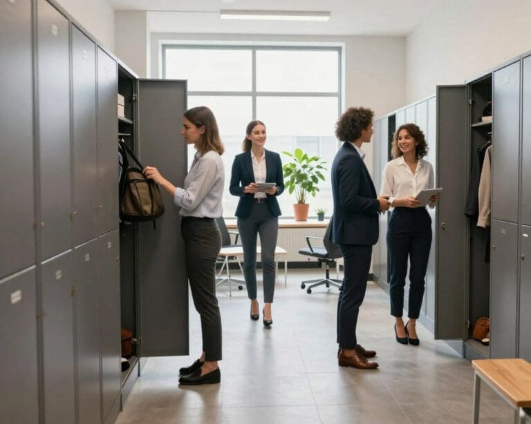 Welke lockers zijn handig voor personeel?