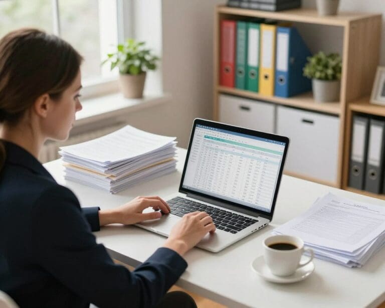 administratie voor zelfstandigen