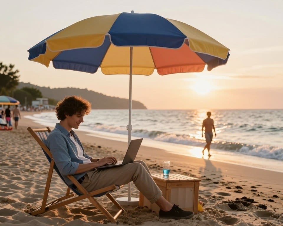 vakantie als zelfstandige